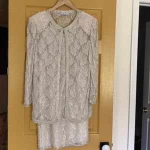 Vintage Laurence Kazar dress with jacket